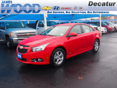 chevrolet cruze 2012 red sedan lt gasoline 4 cylinders front wheel drive automatic 76234