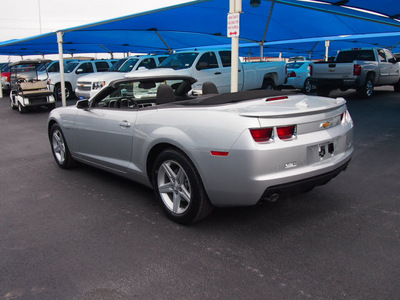 chevrolet camaro 2012 silv ice met lt convertible gasoline 6 cylinders rear wheel drive 6 speed automatic 76234