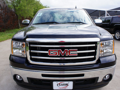 gmc sierra 1500 2012 black pickup truck sle flex fuel 8 cylinders 2 wheel drive automatic 76018