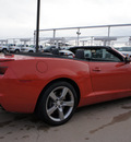 chevrolet camaro convertible 2011 orange ss gasoline 8 cylinders rear wheel drive automatic 76018