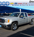 gmc sierra 1500 2012 lt  gray sle flex fuel 8 cylinders 4 wheel drive 6 speed automatic 76234