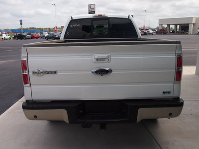 ford f 150 2010 white king ranch flex fuel 8 cylinders 4 wheel drive 6 speed automatic 76234