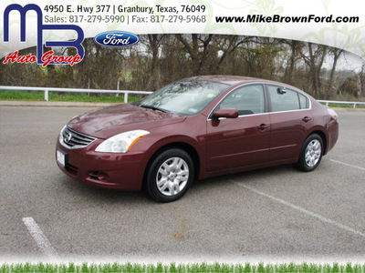 nissan altima 2011 dk  red sedan 2 5 s gasoline 4 cylinders front wheel drive automatic 76049