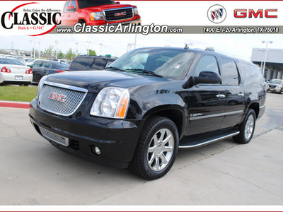 gmc yukon xl 2009 black suv gasoline 8 cylinders 2 wheel drive automatic 76018