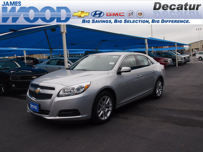 chevrolet malibu 2013 silver sedan eco gasoline 4 cylinders front wheel drive 6 speed automatic 76234