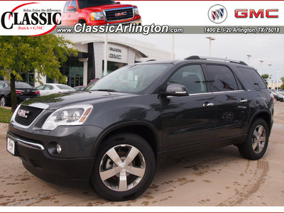 gmc acadia 2012 dk  gray suv slt 1 gasoline 6 cylinders front wheel drive automatic 76018