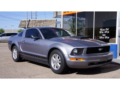 ford mustang 2007 dk  gray coupe v6 premium gasoline 6 cylinders rear wheel drive automatic 79110