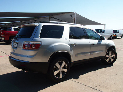 gmc acadia 2012 silver suv slt 2 gasoline 6 cylinders front wheel drive automatic 76018