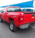 chevrolet silverado 1500 2012 red work truck gasoline 6 cylinders 4 wheel drive 4 speed automatic 76234