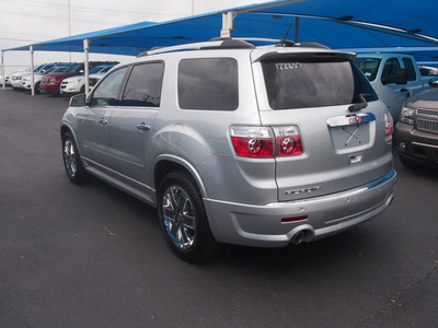 gmc acadia 2012 silver suv denali gasoline 6 cylinders front wheel drive 6 speed automatic 76234