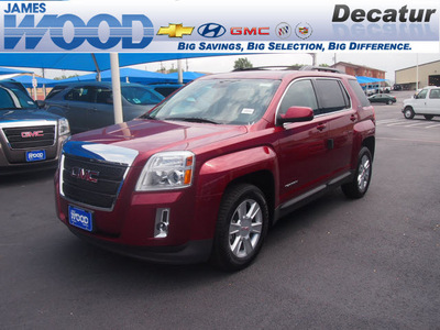 gmc terrain 2012 red suv slt 1 flex fuel 4 cylinders front wheel drive 6 speed automatic 76234