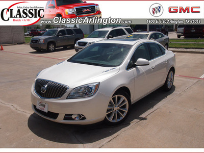 buick verano 2012 white diam sedan leather group gasoline 4 cylinders front wheel drive automatic 76018