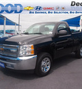 chevrolet silverado 1500 2012 black work truck gasoline 6 cylinders 2 wheel drive 4 speed automatic 76234