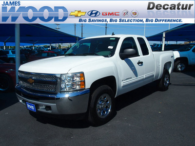 chevrolet silverado 1500 2012 white ls flex fuel 8 cylinders 4 wheel drive 4 speed automatic 76234