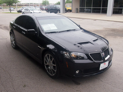 pontiac g8 2009 black sedan gt w bluetooth gasoline 8 cylinders rear wheel drive automatic 76049