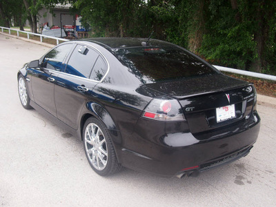 pontiac g8 2009 black sedan gt w bluetooth gasoline 8 cylinders rear wheel drive automatic 76049
