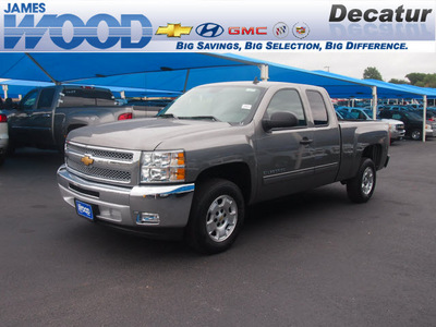 chevrolet silverado 1500 2012 gray pickup truck lt flex fuel 8 cylinders 2 wheel drive 6 speed automatic 76234