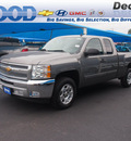 chevrolet silverado 1500 2012 gray pickup truck lt flex fuel 8 cylinders 2 wheel drive 6 speed automatic 76234