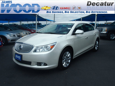 buick lacrosse 2012 white sedan premium 1 gasoline 4 cylinders front wheel drive 6 speed automatic 76234