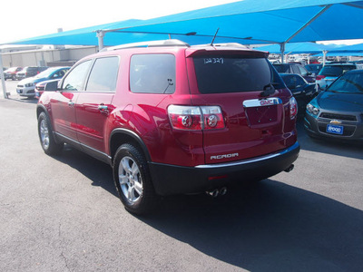gmc acadia 2012 red suv sl gasoline 6 cylinders front wheel drive 6 speed automatic 76234