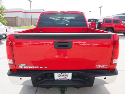 gmc sierra 1500 2009 red sle gasoline 8 cylinders 2 wheel drive automatic 76018