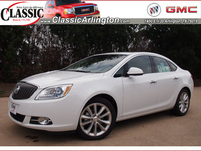 buick verano 2012 off white sedan leather group gasoline 4 cylinders front wheel drive automatic 76018