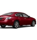 nissan maxima 2012 dk  red sedan 3 5 sv gasoline 6 cylinders front wheel drive automatic 77301