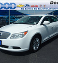 buick lacrosse 2012 off white sedan gasoline 4 cylinders front wheel drive 6 speed automatic 76234