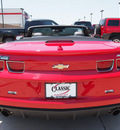 chevrolet camaro 2012 red ss convertible gasoline 8 cylinders rear wheel drive automatic 76018
