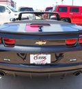 chevrolet camaro 2012 black ss convertible gasoline 8 cylinders rear wheel drive automatic 76018