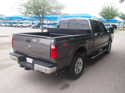 ford f 250 super duty 2011 gray lariat biodiesel 8 cylinders 4 wheel drive automatic 76049