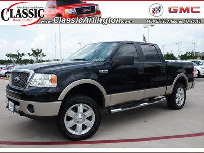 ford f 150 2007 black lariat flex fuel 8 cylinders 4 wheel drive automatic with overdrive 76018