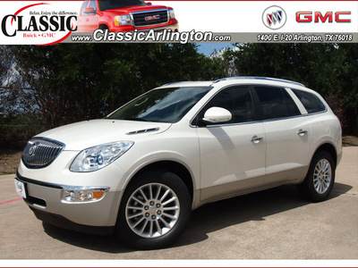 buick enclave 2012 white leather gasoline 6 cylinders front wheel drive automatic 76018