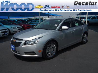 chevrolet cruze 2012 silver sedan eco gasoline 4 cylinders front wheel drive 6 speed automatic 76234