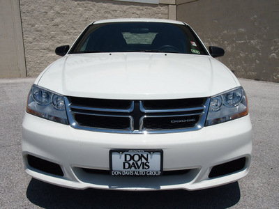 dodge avenger 2011 white sedan express gasoline 4 cylinders front wheel drive automatic 76011