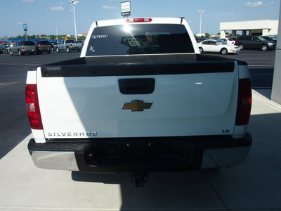 chevrolet silverado 1500 2010 white ls flex fuel 8 cylinders 4 wheel drive 4 speed automatic 76234