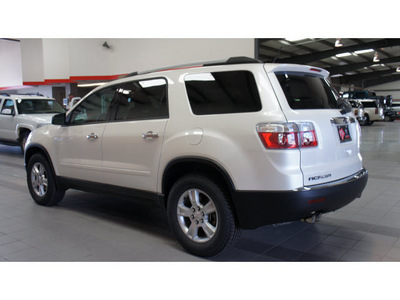 gmc acadia 2012 white diamond suv sl gasoline 6 cylinders front wheel drive 6 speed automatic 79015