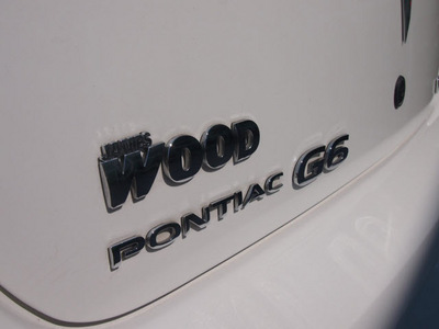 pontiac g6 2008 white sedan gasoline 6 cylinders front wheel drive 4 speed automatic 76234