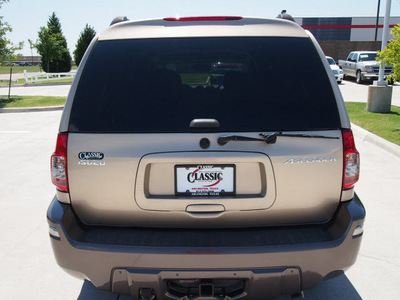 isuzu ascender 2005 beige suv gasoline 6 cylinders rear wheel drive automatic 76018