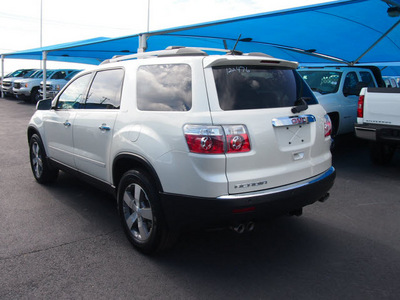 gmc acadia 2012 white suv slt 1 gasoline 6 cylinders front wheel drive 6 speed automatic 76234
