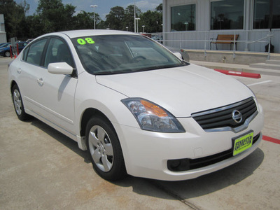 nissan altima 2008 whi sedan s gasoline 4 cylinders front wheel drive automatic 77301
