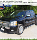 chevrolet silverado 1500 2009 black lt flex fuel 8 cylinders 2 wheel drive automatic 76049