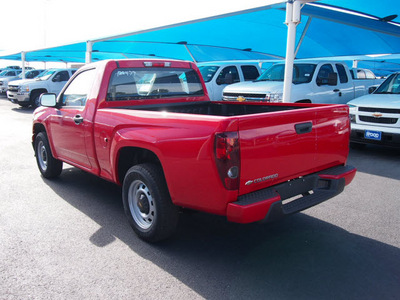 chevrolet colorado 2012 red work truck gasoline 4 cylinders 2 wheel drive not specified 76234