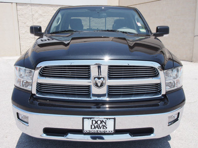 dodge ram pickup 1500 2010 black pickup truck big horn gasoline 8 cylinders 2 wheel drive automatic 76011