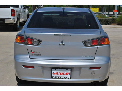 mitsubishi lancer 2010 silver sedan de gasoline 4 cylinders front wheel drive automatic 78233