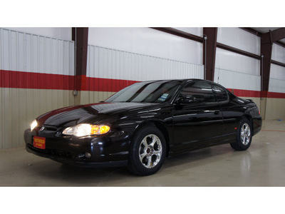 chevrolet monte carlo 2003 black coupe ss gasoline 6 cylinders front wheel drive automatic 79110