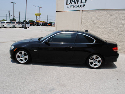 bmw 3 series 2007 black coupe 328i gasoline 6 cylinders rear wheel drive automatic 76011