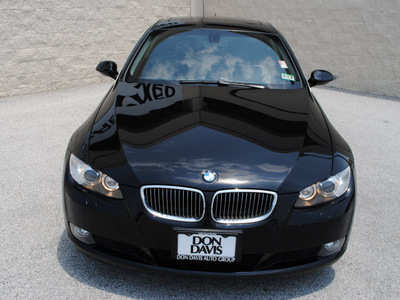 bmw 3 series 2007 black coupe 328i gasoline 6 cylinders rear wheel drive automatic 76011