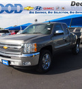 chevrolet silverado 1500 2012 gray pickup truck lt flex fuel 8 cylinders 2 wheel drive 6 speed automatic 76234