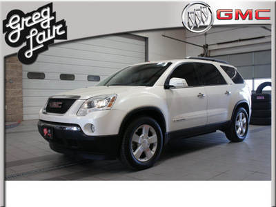 gmc acadia 2008 white suv slt 1 gasoline 6 cylinders front wheel drive 6 speed automatic 79015